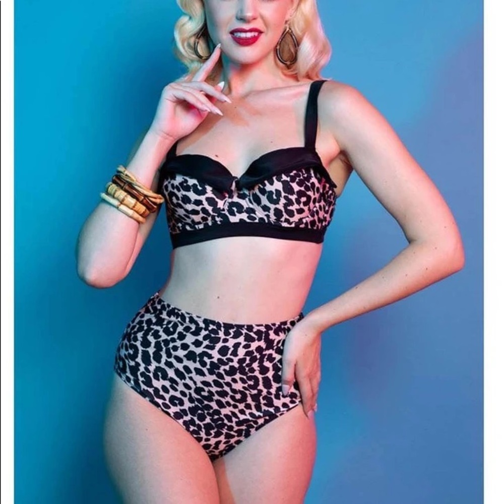 PlayfulPromises for Collectif Retro Leopard Bikini